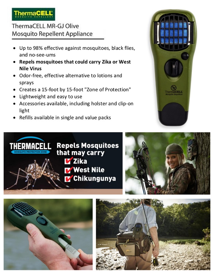 Thermacell Mosquito Repellent Olive ApplianceMR GJ The Home Depot